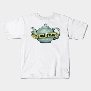 Green teapot Kids T-Shirt